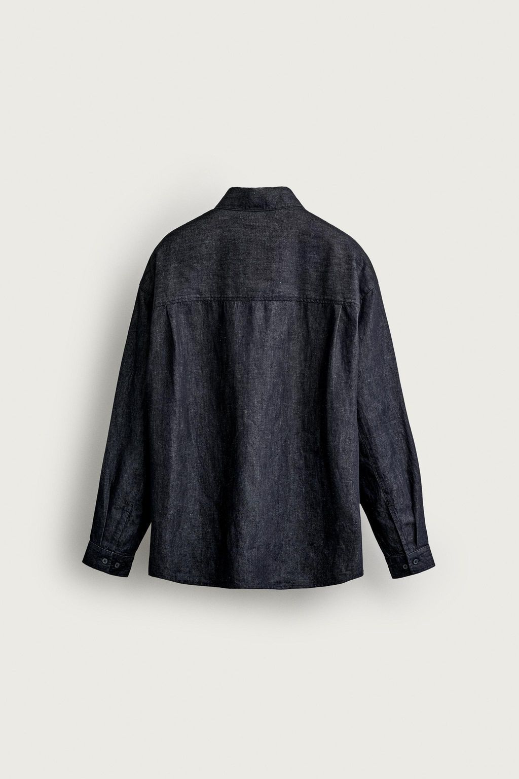 CAMISA DENIM LIGERO RELAXED FIT / ?ndigo - Zara фото 9