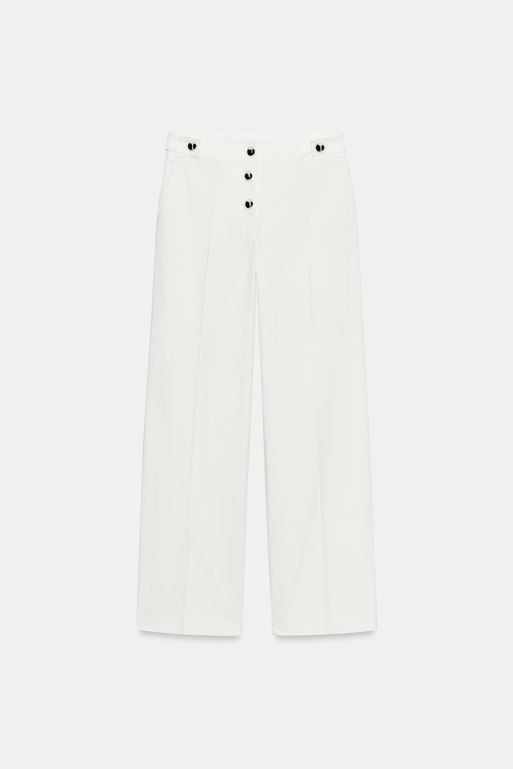 PANTAL?N BOTONES MET?LICOS / Crudo - Zara фото 7