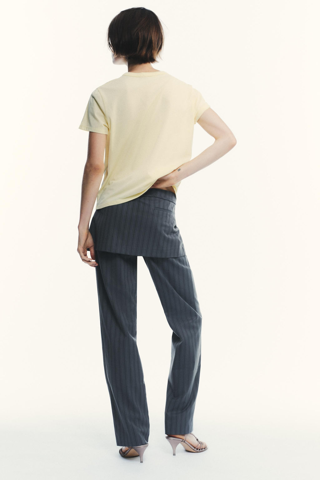 PINSTRIPE TROUSER SKIRT - Zara фото 5