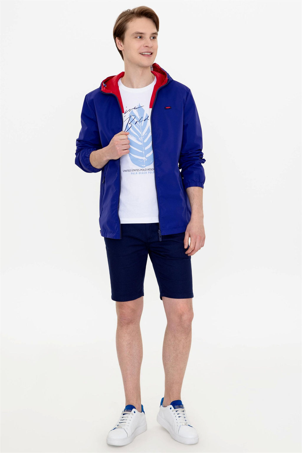 Мужское синее двустороннее пальто Неожиданная скидка в корзине - U.s. polo assn фото 3