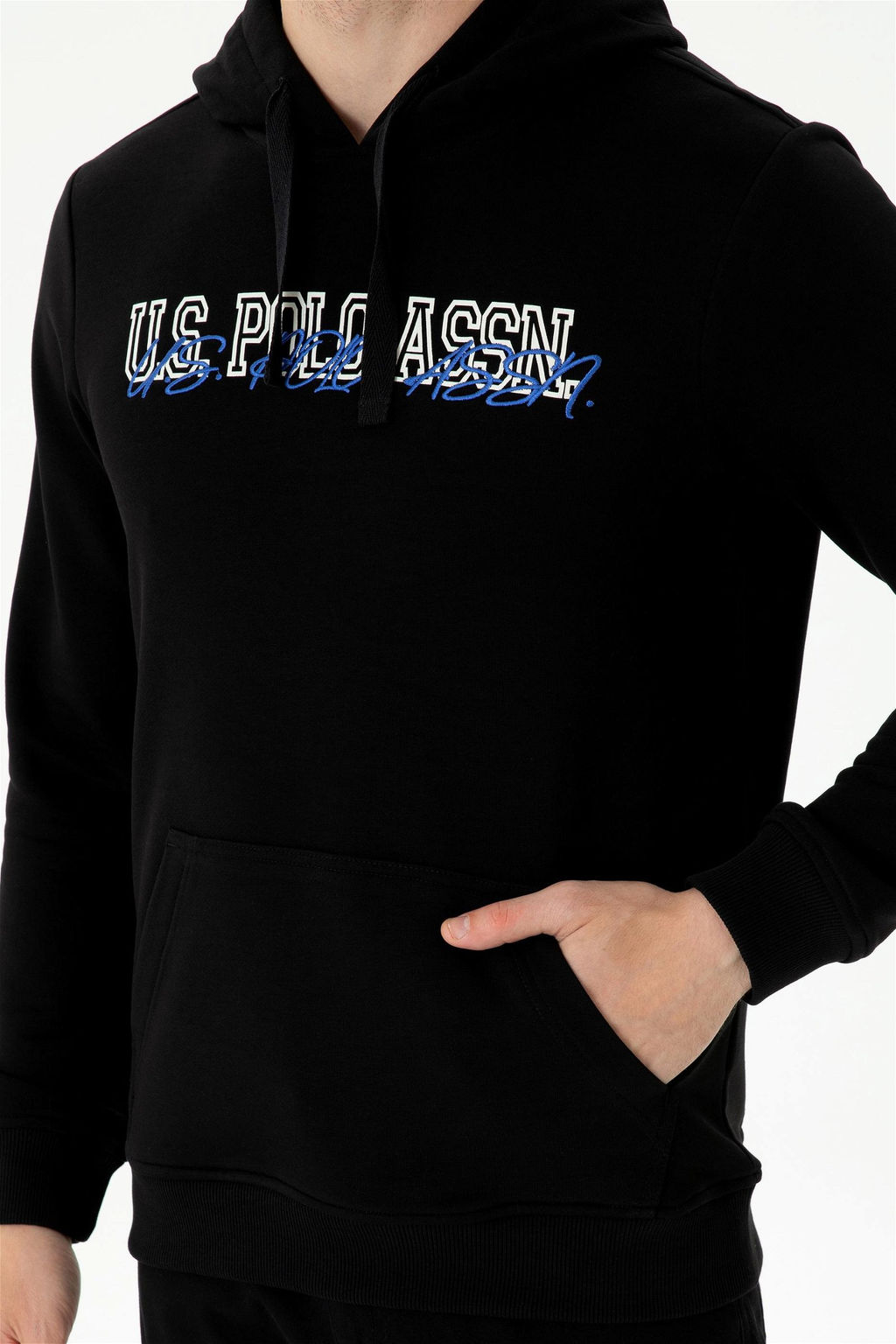 Мужской черный свитшот - U.s. polo assn фото 6