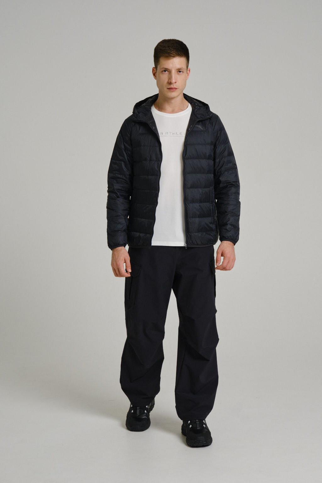 Пуховик легкий Черный