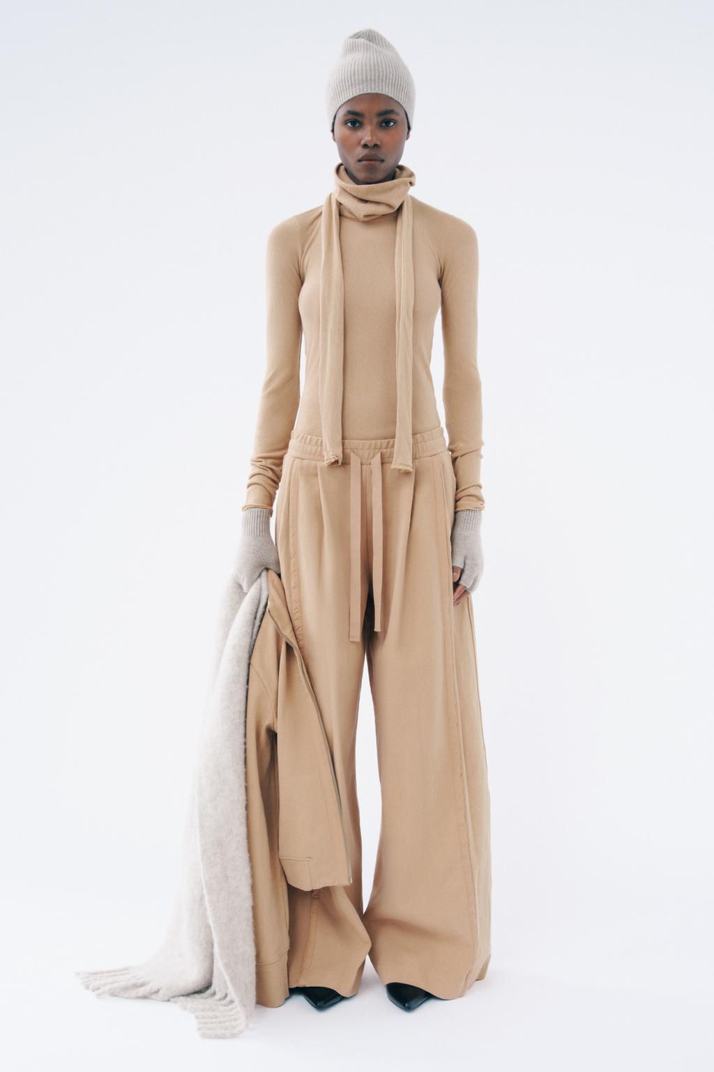 FADED PLUSH TROUSERS - Zara фото 4