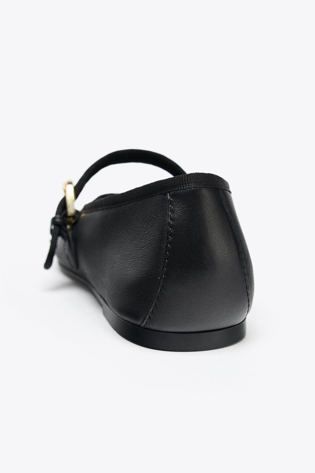 FLAT LEATHER BALLERINAS - Zara фото 5