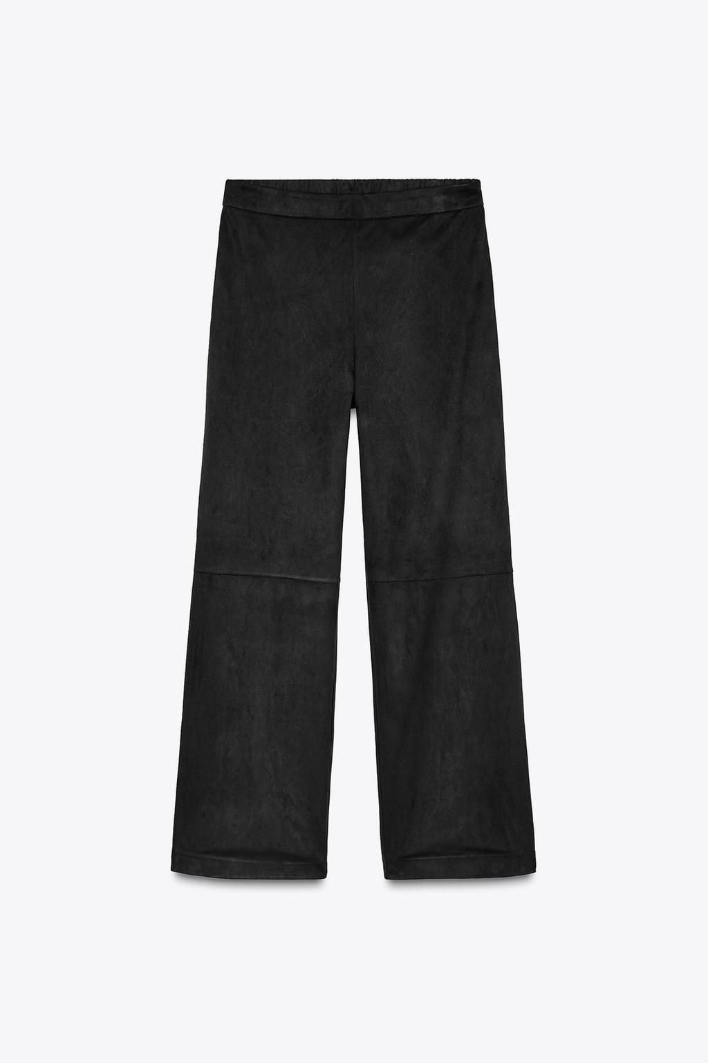 FAUX SUEDE TROUSERS - Zara фото 7