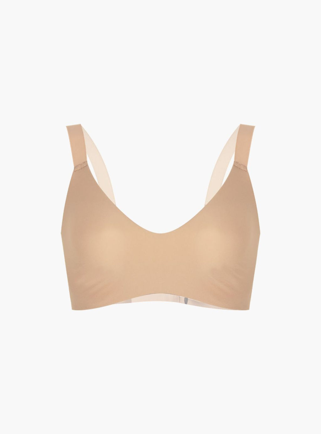 Бежевый бюстгальтер с мягкими косточками (Арт. WXY4055) - Indefini фото 5