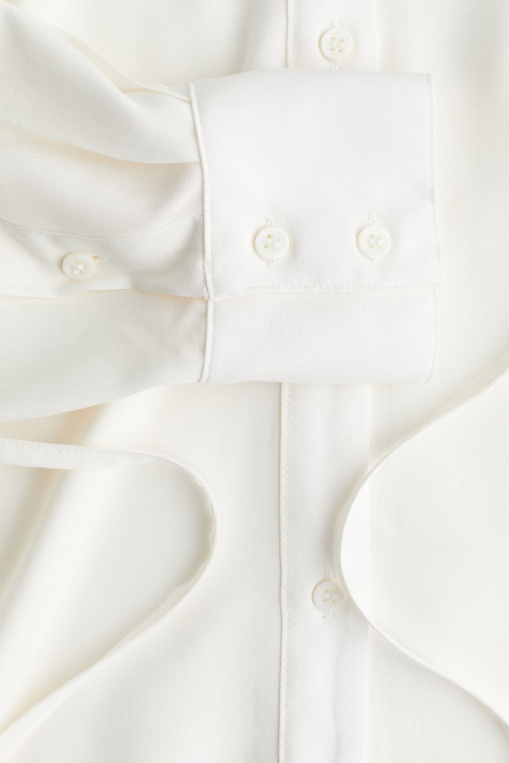 MAMA Camisa con cinturon de anudar Before & After - H&m фото 6