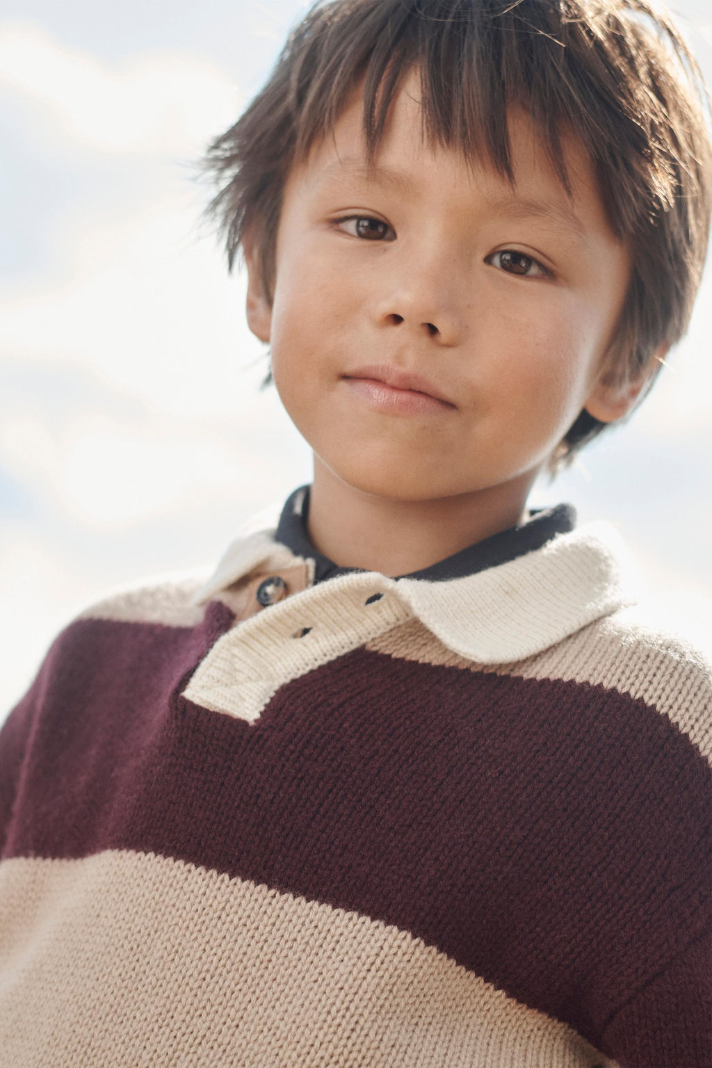 STRIPED 100% WOOL KNIT POLO SHIRT LIMITED EDITION - Zara фото 3