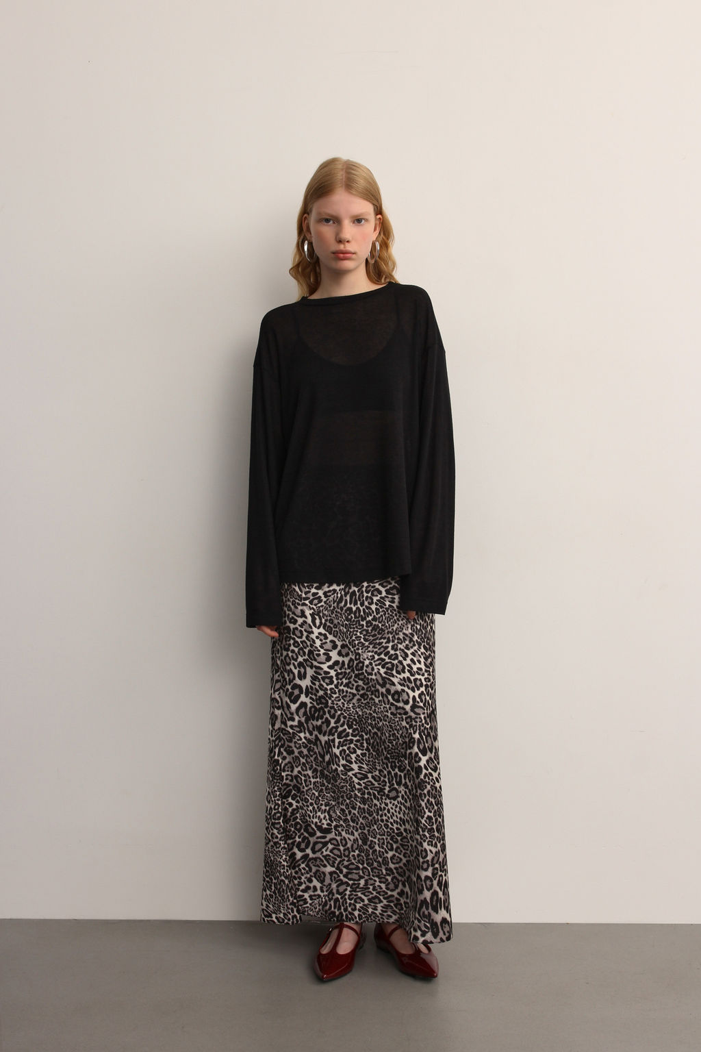 Лонгслив из трикотажа прямого силуэта - Mollis фото 2