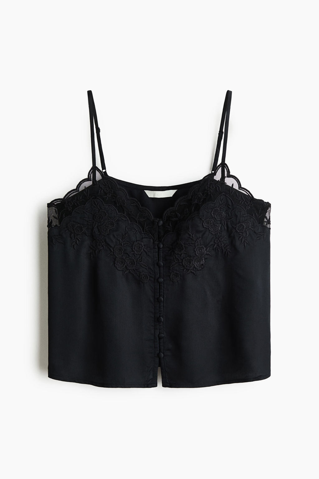 Top de viscosa con detalle bordado - H&m фото 2