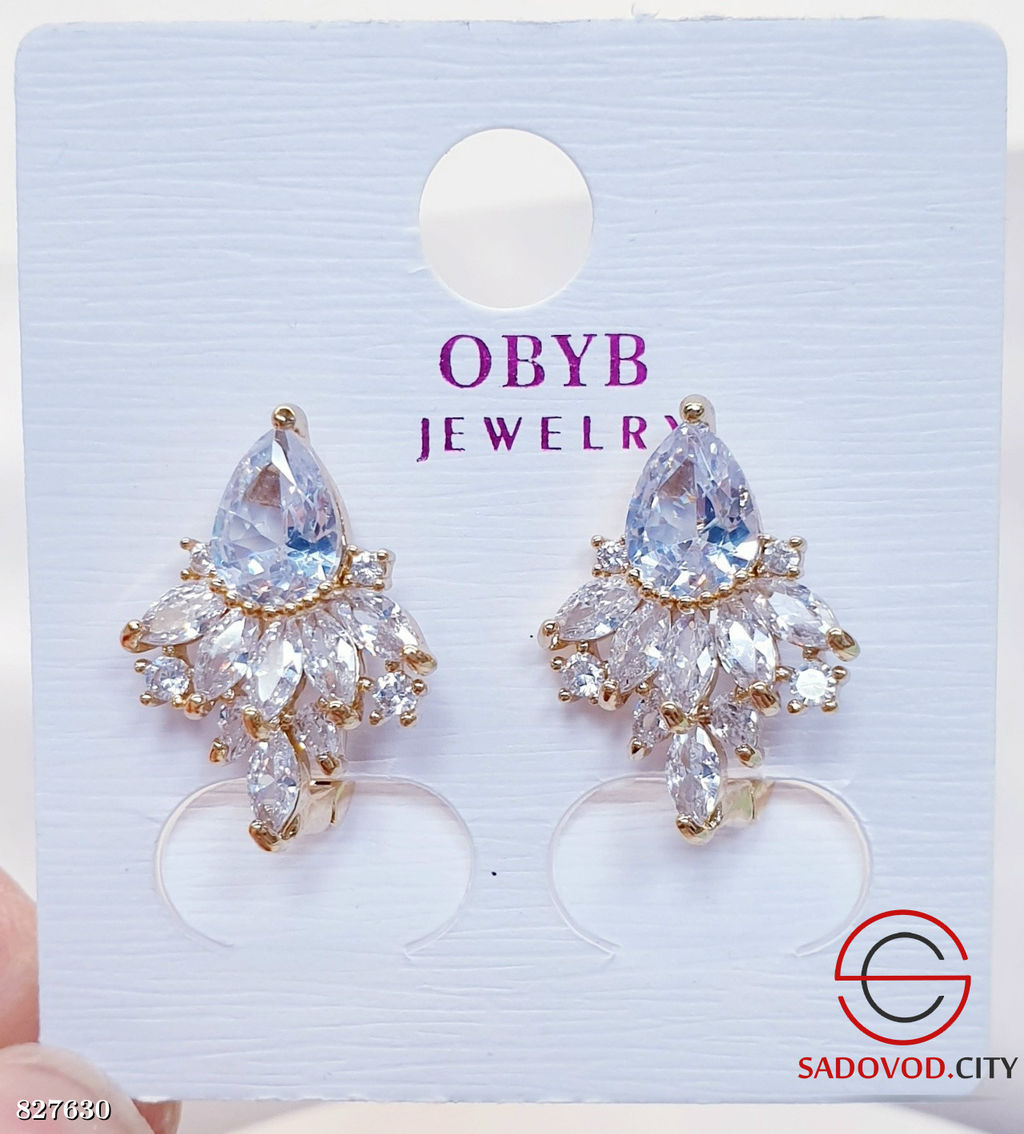 Серьги женские с камнями