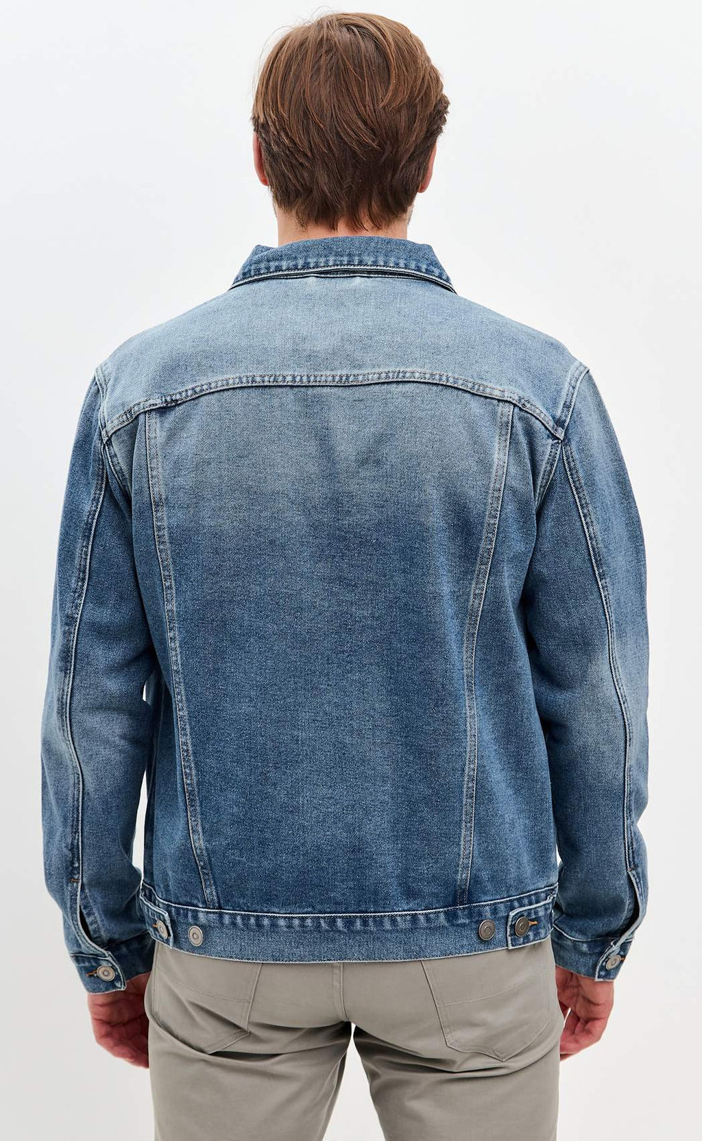 Куртка джинс P211-1275 middle blue