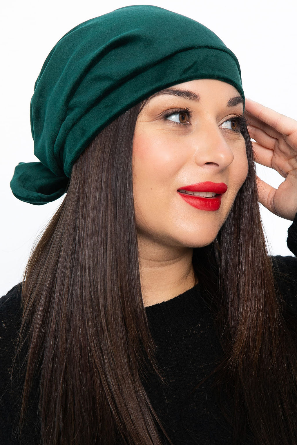 Чалма с бантом (зеленая) ЧБ6-23М