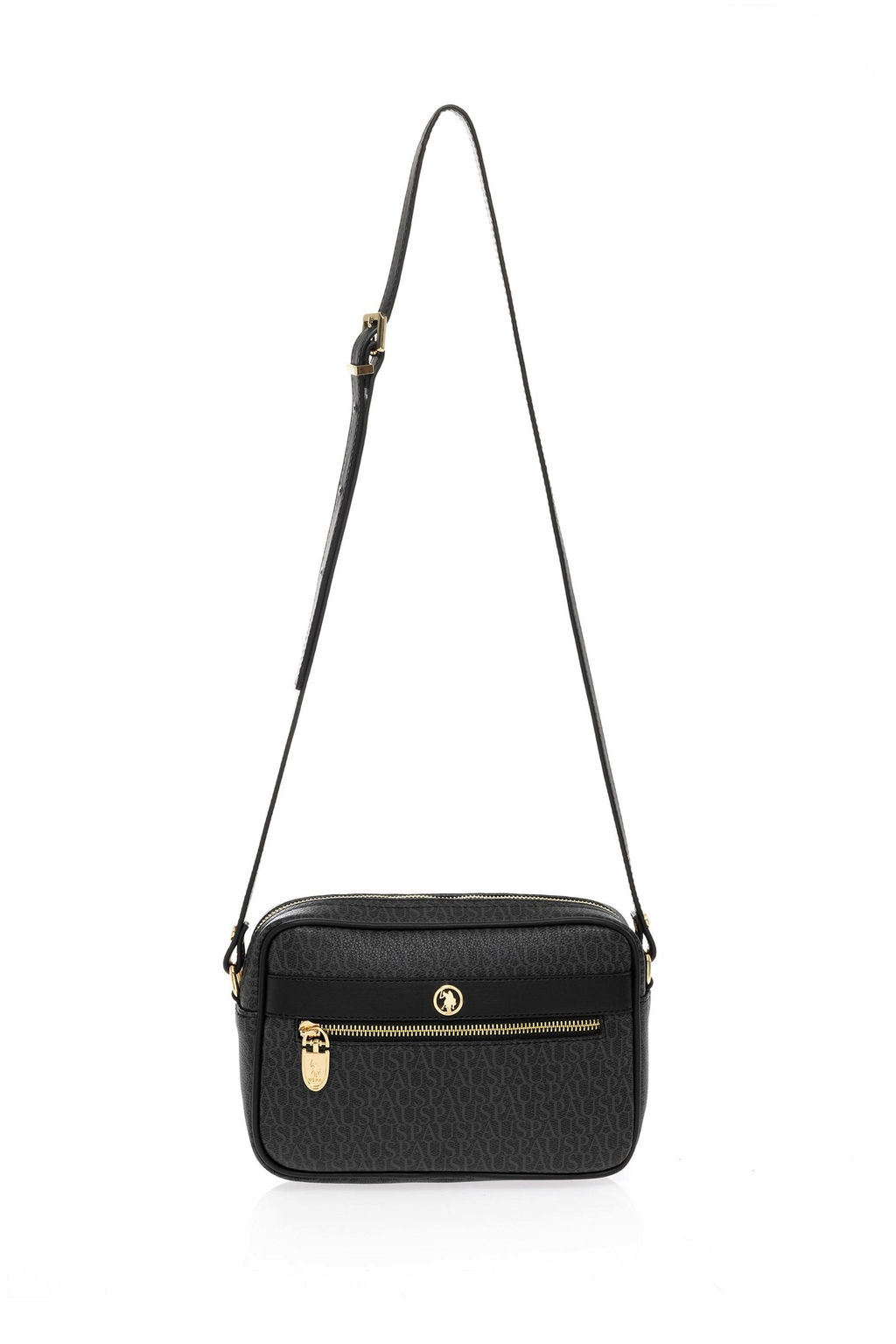 U. S. Polo Assn / Женская черная сумка через плечо - U.s. polo assn фото 4