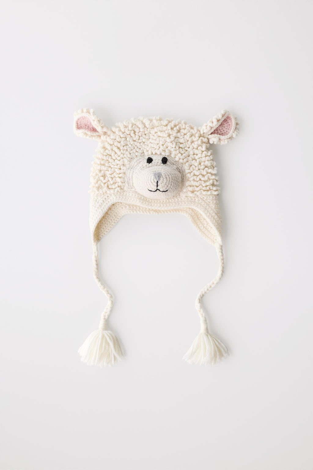 100% WOOL SHEEP HAT LIMITED EDITION - Zara фото 6