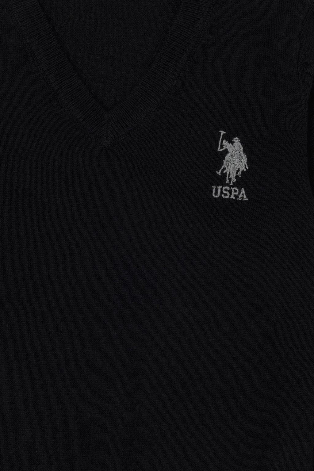 U. S. Polo Assn Черный базовый свитер для мальчика - U.s. polo assn фото 3