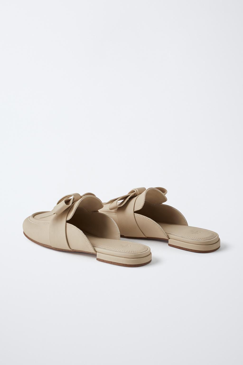 MULES WITH BOW DETAIL - Zara фото 4