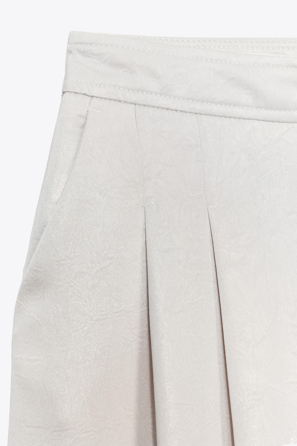 SATIN WIDE-LEG TROUSERS - Zara фото 10