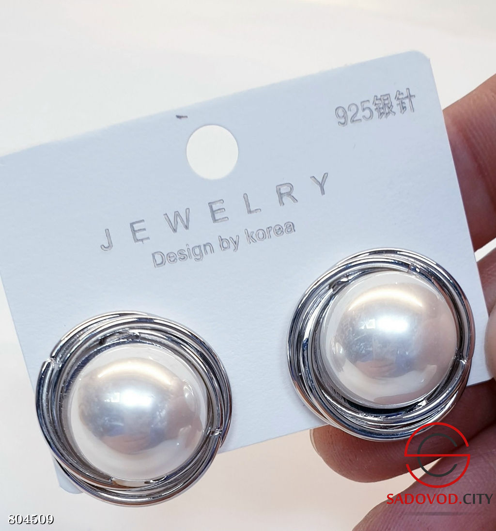 Серьги крупным жемчугом - Bruno фото 6