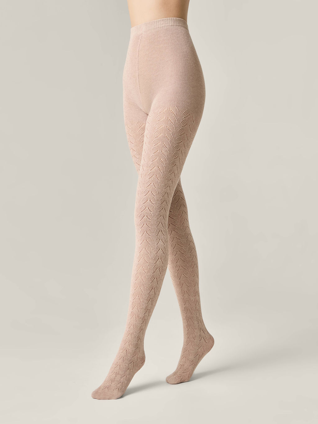 Колготки теплые CONTE AJOUR 300 Колготки женские beige