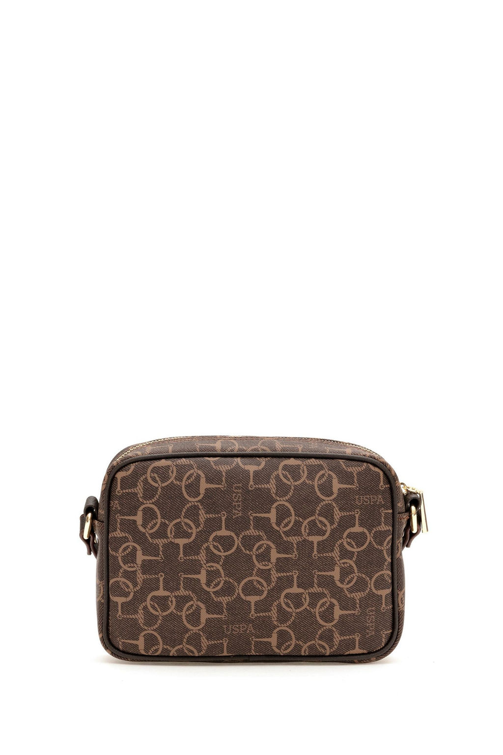 U. S. Polo Assn / Женская коричневая сумка через плечо - U.s. polo assn фото 5