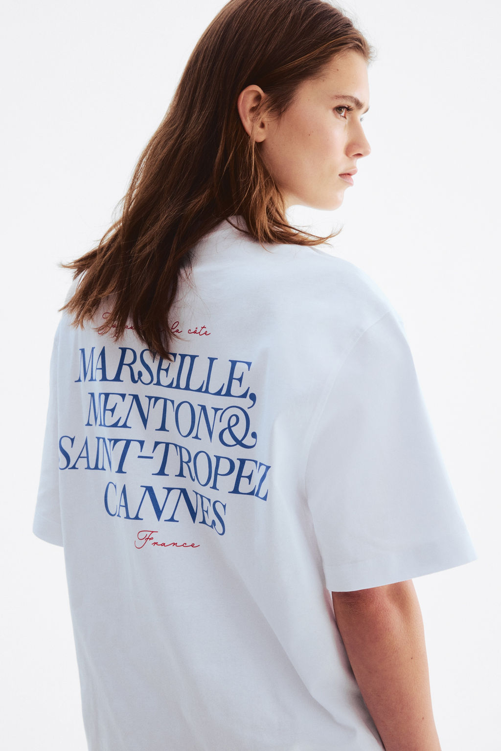 Camiseta oversize con motivo estampado - H&m фото 2