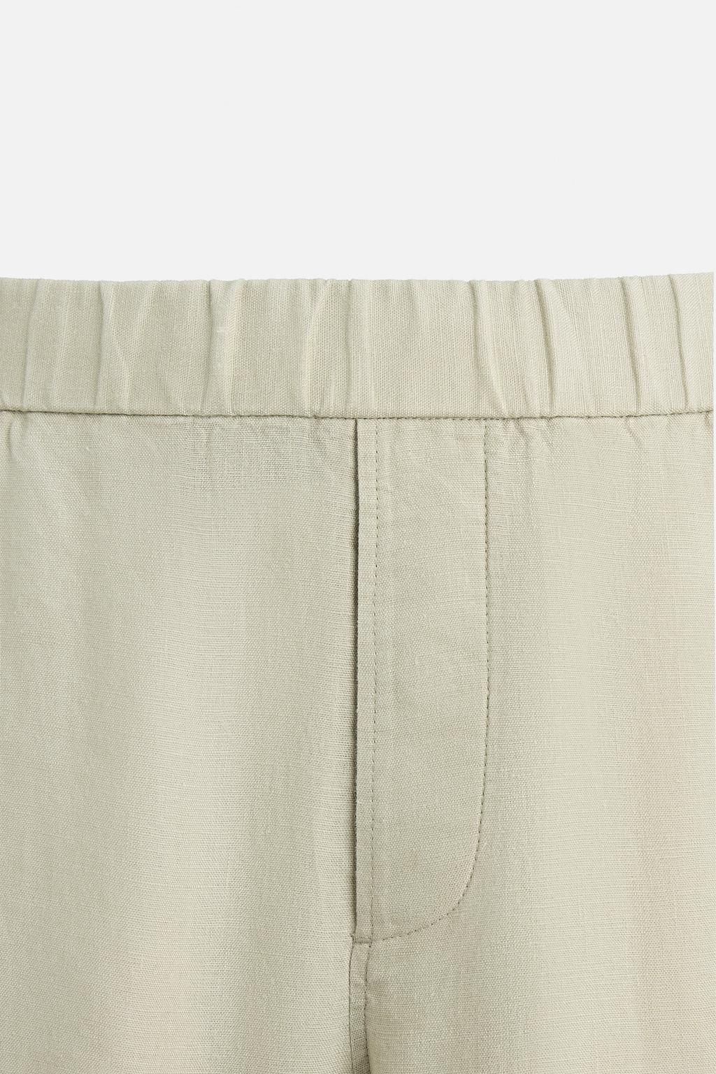 100% LINEN TROUSERS - Zara фото 9