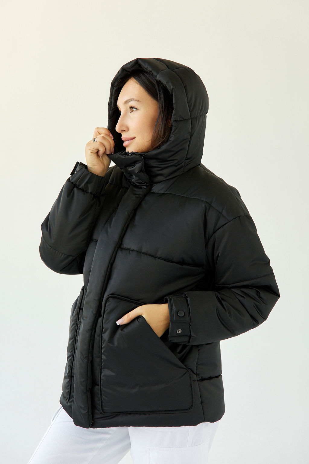 Куртка женская зимняя 25404 (графит) - Kankan фото 7