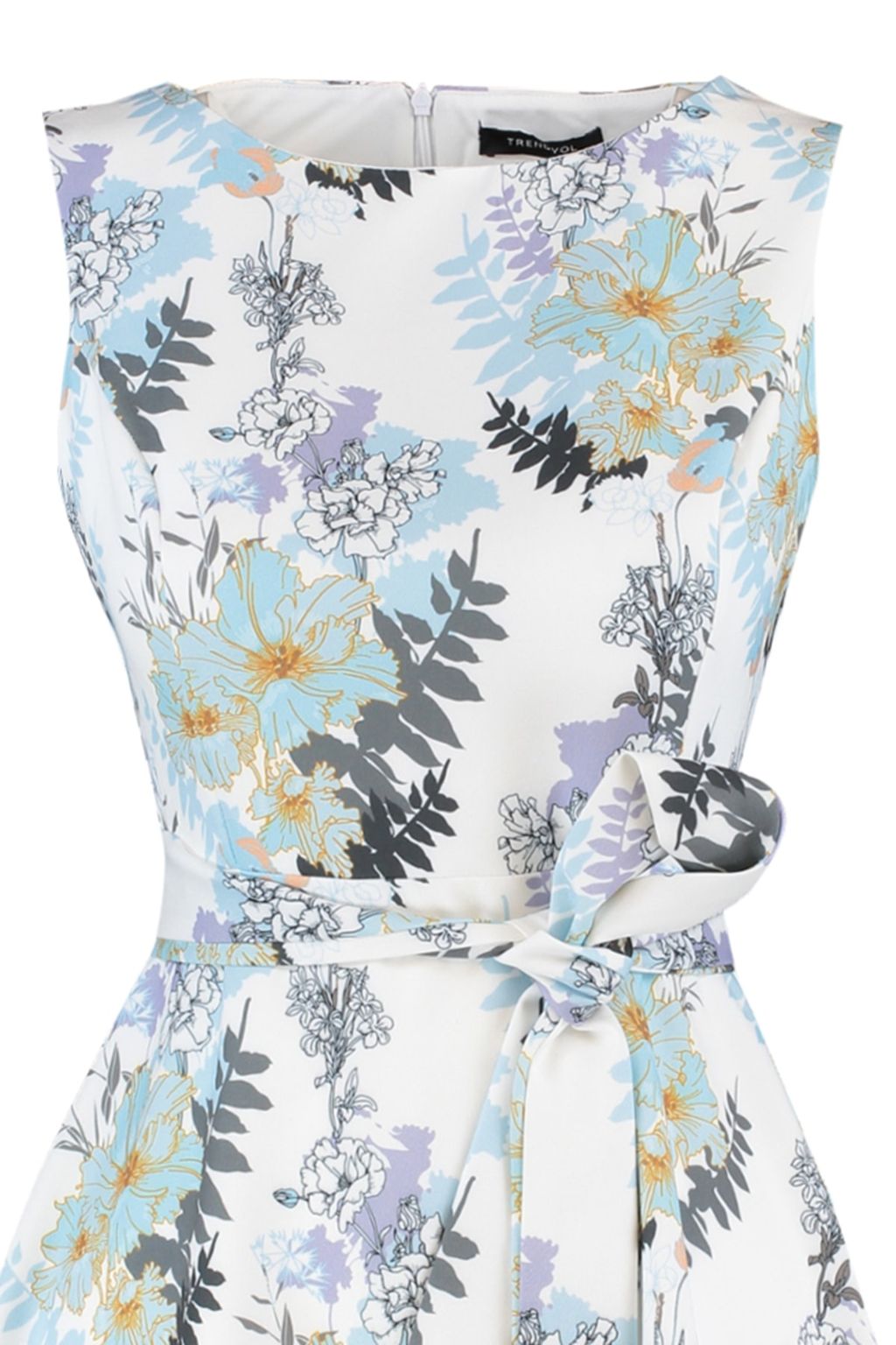 Cok Renkli Kusakl? Belden Ac?lan Mini Dokuma Elbise TWOSS20EL0750 - Trendyolmilla фото 7