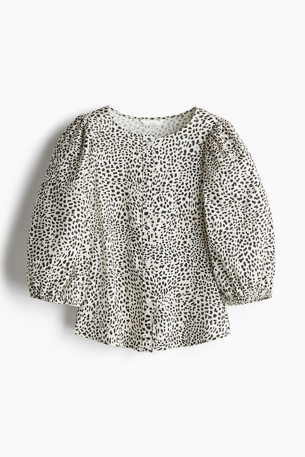 Blusa en mezcla de lino - H&m фото 3