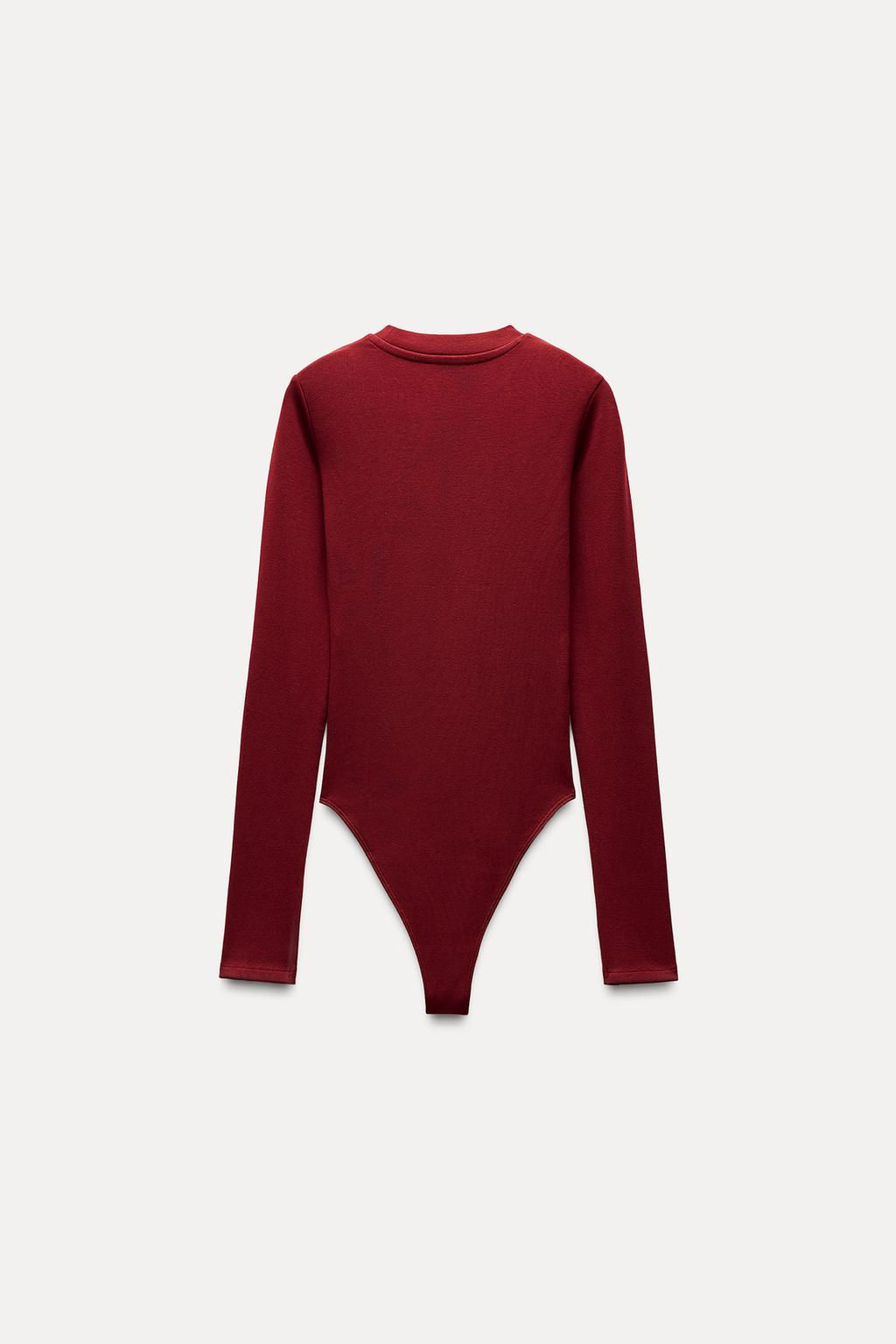 COTTON MODAL BODYSUIT - Zara фото 23