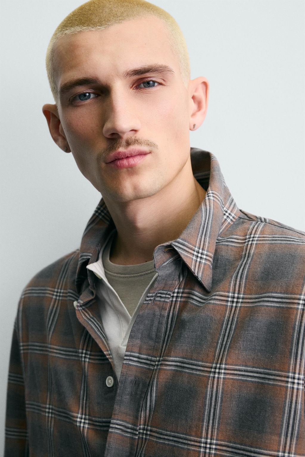 RELAXED FIT CHECK SHIRT - Zara фото 5