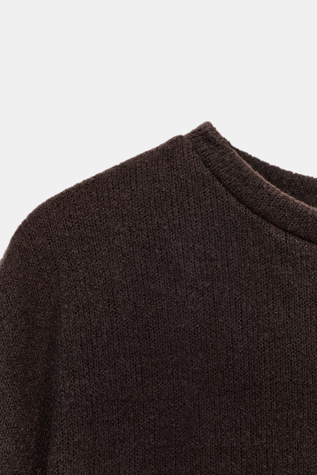 TOP R?STICO MANGA CORTA / Marr?n oscuro - Zara фото 8