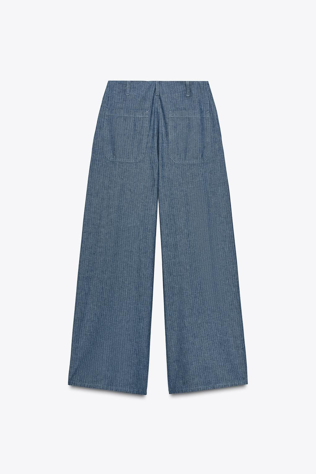 ZW COLLECTION RELAXED TROUSERS - Zara фото 7