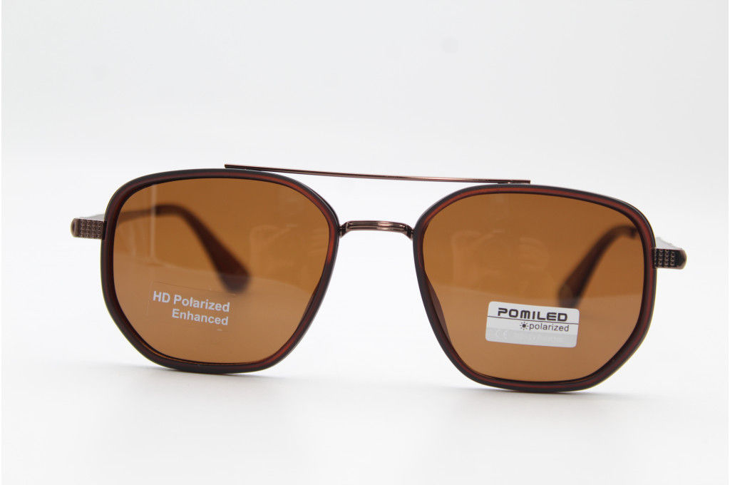 Солнцезащитные очки POMILED (Polarized) 08240 52-20-140 C10-32 с мешочком