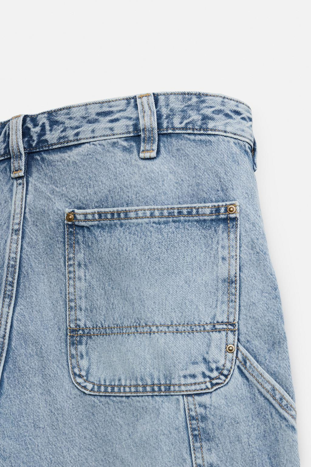 CARPENTER STRAIGHT-LEG JEANS - Zara фото 10