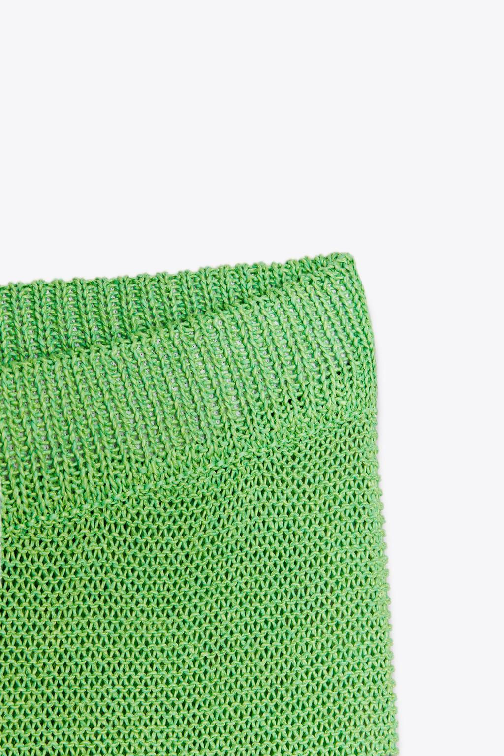 WIDE-LEG KNIT TROUSERS - Zara фото 8