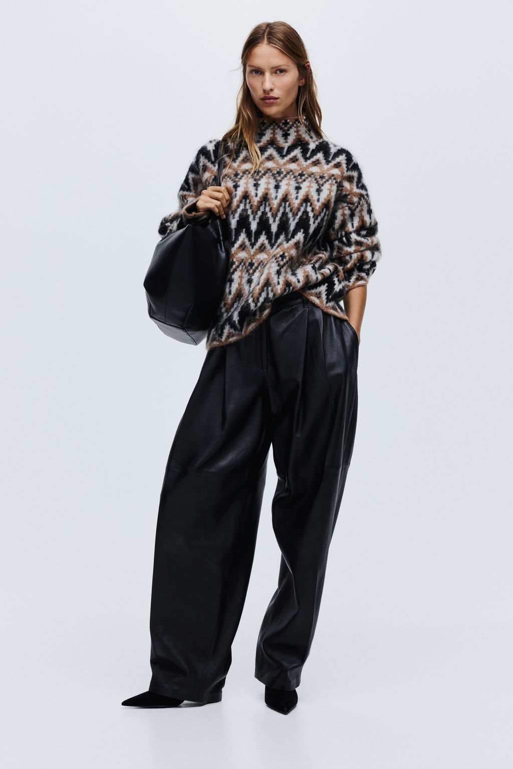 Jersey en mezcla de mohair con cuello perkins - H&m фото 7