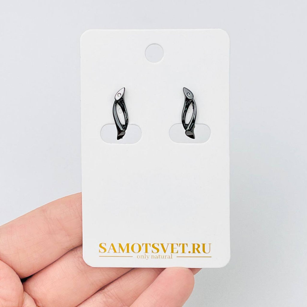 Швензы для сережек с Фианитами