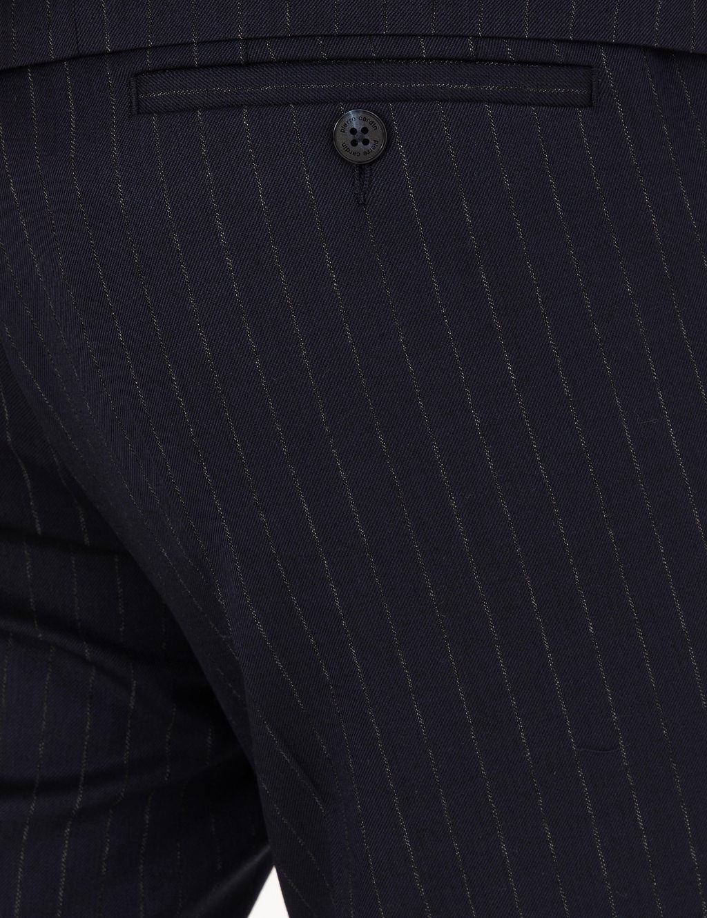 Lacivert Slim Fit _izgili Tak_m Elbise