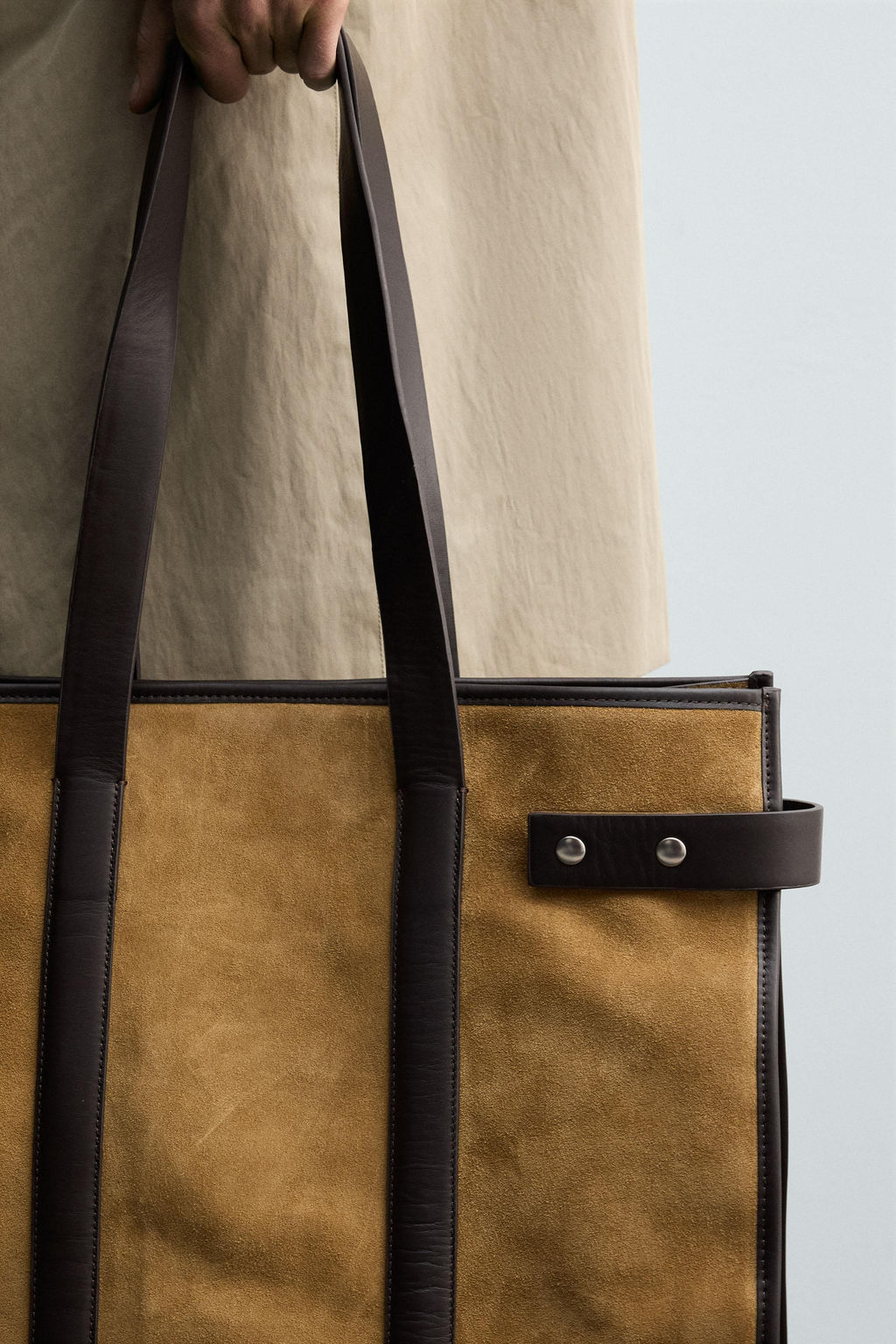 LEATHER TOTE BAG - Zara фото 3
