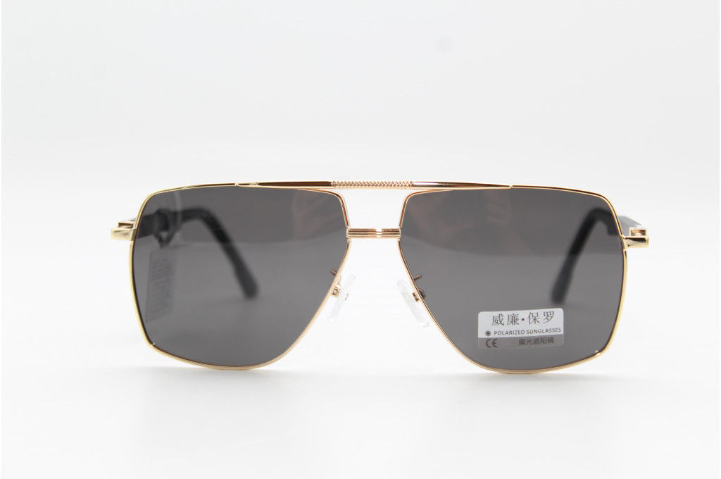 Солнцезащитные очки WILIBOLO (Polarized) 8015 58-17-142 С2 зол/серая линза
