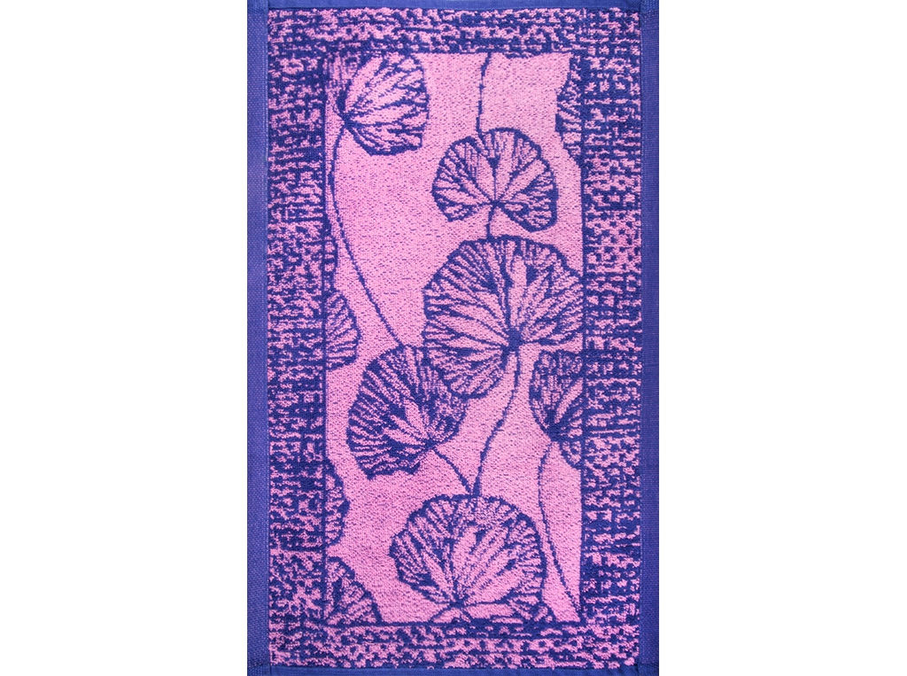 Полотенце махровое 1с105.413ж1 Весенний напев(пурпурн3) 50х30 см