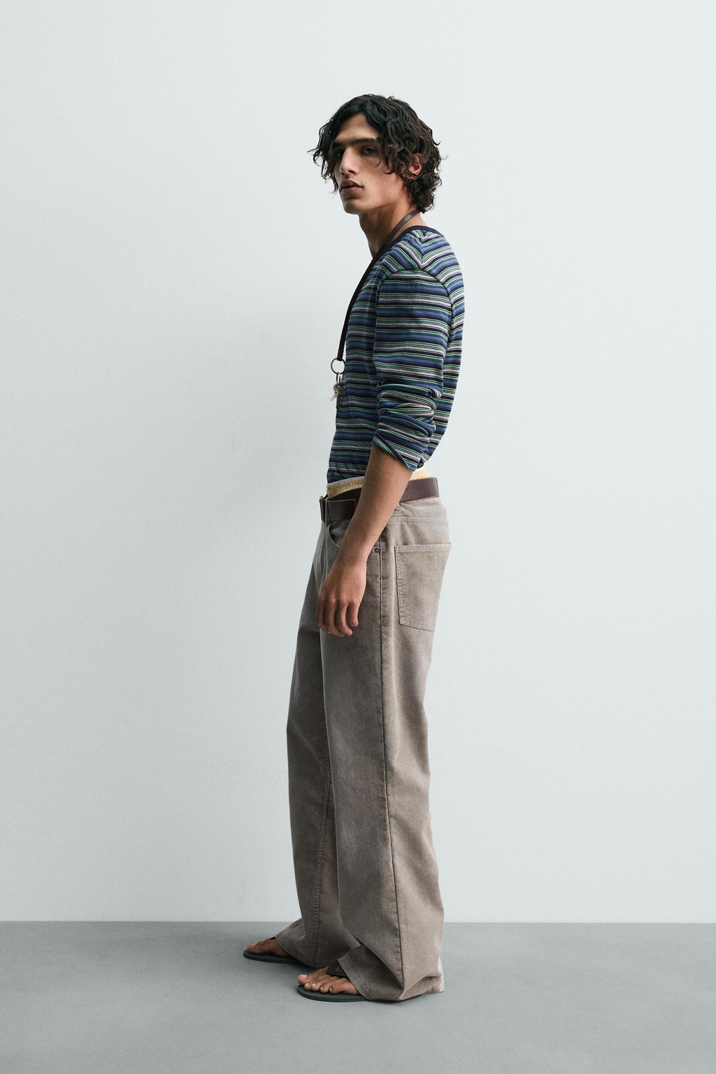 RIBBED STRIPED T-SHIRT - Zara фото 12
