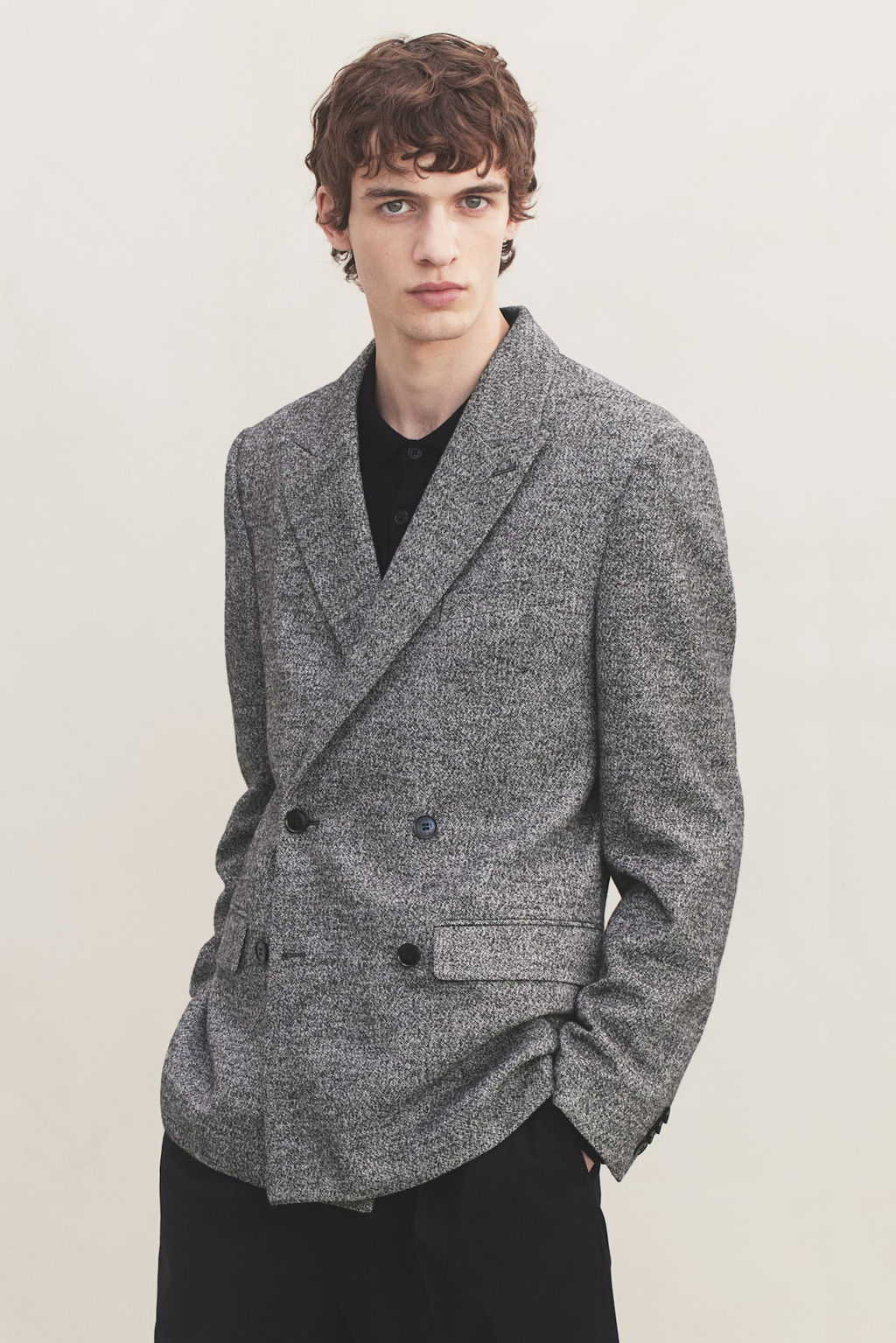 Americana de doble botonadura Regular Fit - H&m фото 3