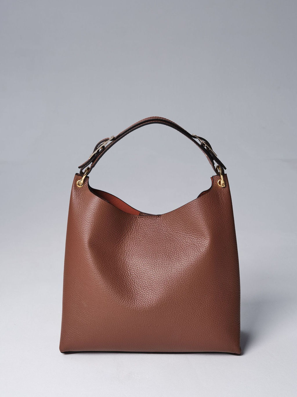 Сумка кожаная Deboro 30994 коричневая