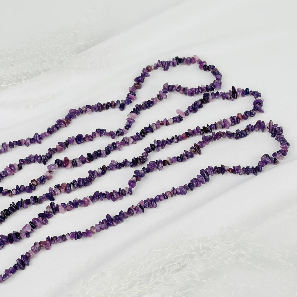 Бусины для украшений из Лепидолита крошка 80 см