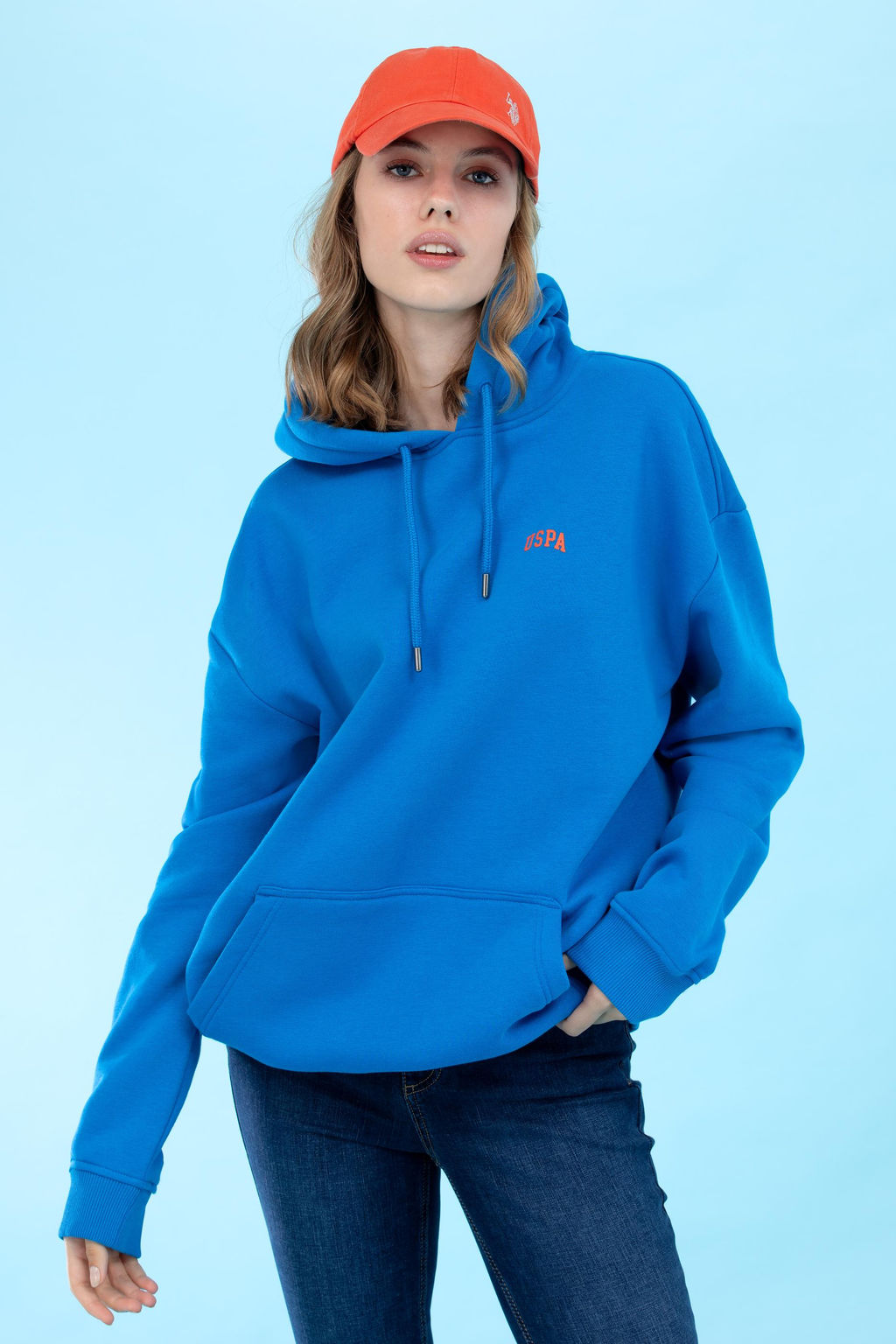 U. S. Polo Assn Базовая толстовка оверсайз с капюшоном Kobalt - U.s. polo assn фото 20
