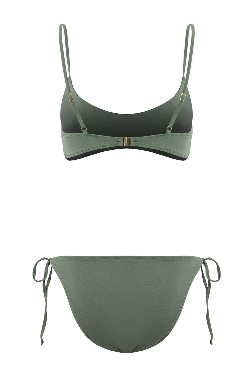 Siyah Bralette Kapl? Normal Bel High Leg Regular Basic Bikini Tak?m? TBESS26BT00095 - Trendyolmilla фото 4