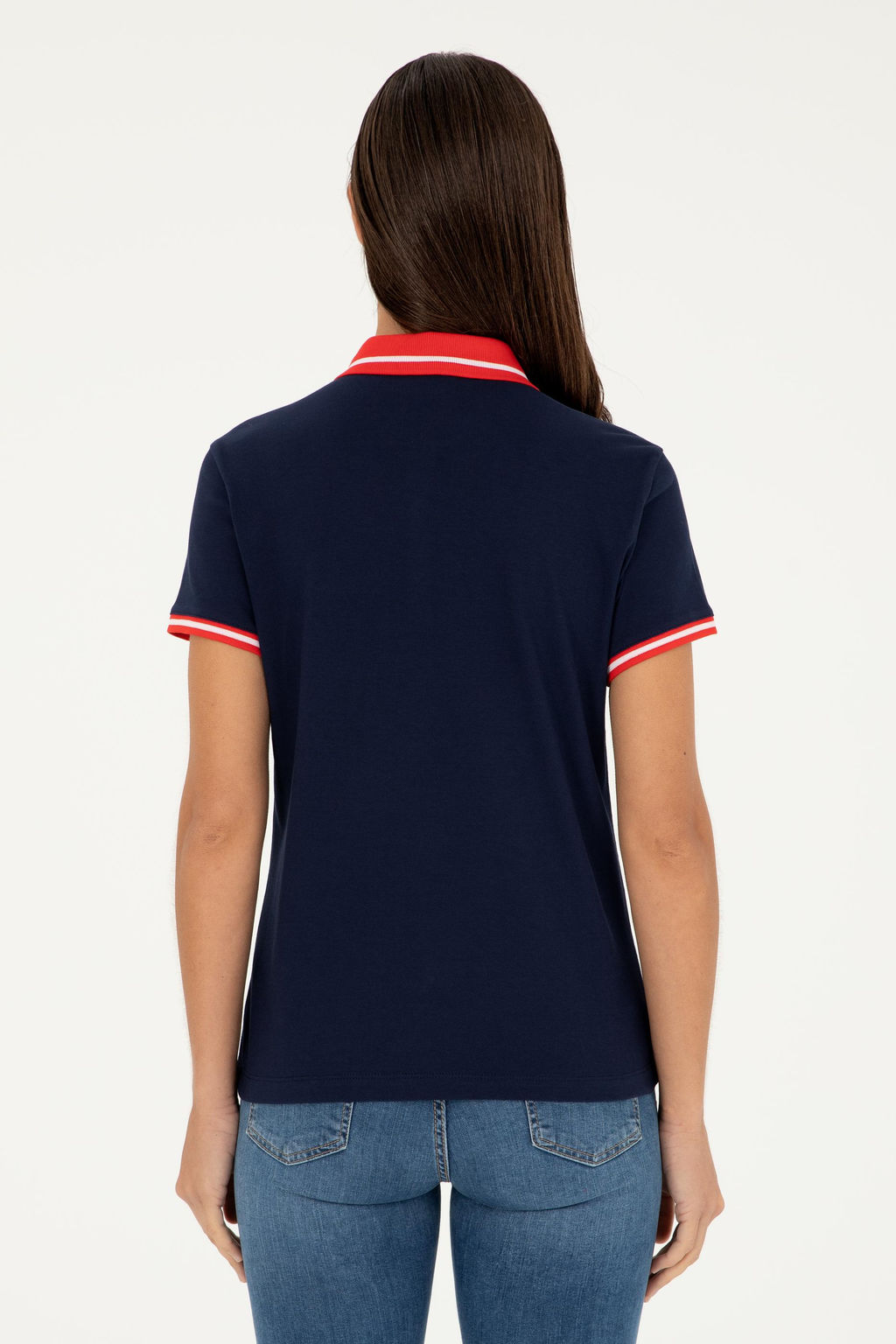 Футболка U.S. Polo Assn хлопок с эластаном тёмно-синяя  фото 12